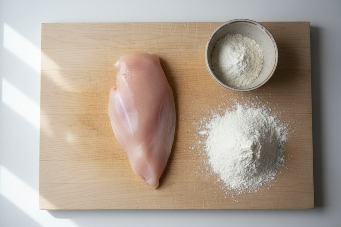 Crispy Chicken Fillet Using Green Banana Flour